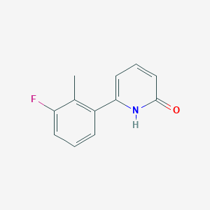 molecular formula C12H10FNO B6366130 6-(3-Fluoro-2-methylphenyl)-2-hydroxypyridine CAS No. 1261931-50-3