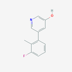 5-(3-Fluoro-2-methylphenyl)-3-hydroxypyridine, 95%