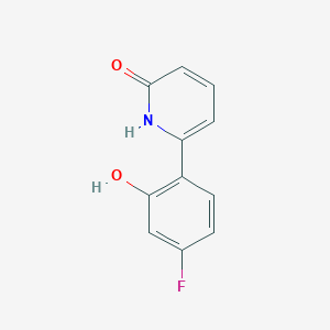 6-(4-Fluoro-2-hydroxyphenyl)-2-hydroxypyridine, 95%
