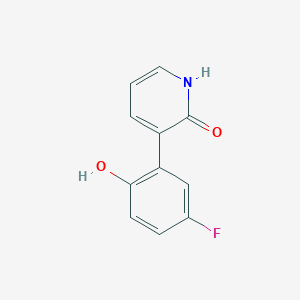 3-(5-Fluoro-2-hydroxyphenyl)-2-hydroxypyridine, 95%