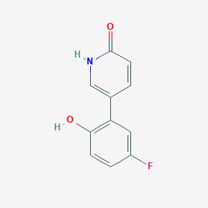 5-(5-Fluoro-2-hydroxyphenyl)-2-hydroxypyridine, 95%
