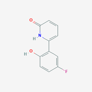 B6366351 6-(5-Fluoro-2-hydroxyphenyl)-2-hydroxypyridine, 95% CAS No. 1111111-53-5