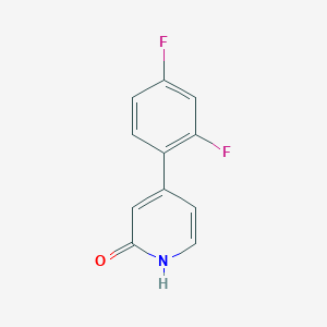 4-(2,4-Difluorophenyl)-2-hydroxypyridine, 95%
