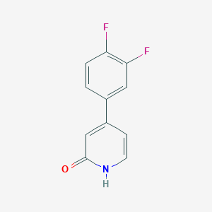 4-(3,4-Difluorophenyl)-2-hydroxypyridine, 95%