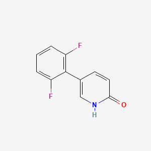 B6366485 5-(2,6-Difluorophenyl)-2-hydroxypyridine, 95% CAS No. 1111109-52-4