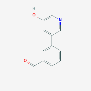 5-(3-Acetylphenyl)-3-hydroxypyridine, 95%