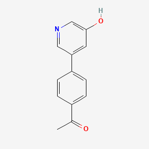 5-(4-Acetylphenyl)-3-hydroxypyridine, 95%