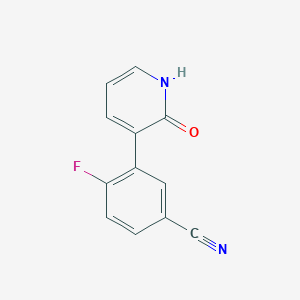 molecular formula C12H7FN2O B6366573 MFCD18312107 CAS No. 1261998-60-0