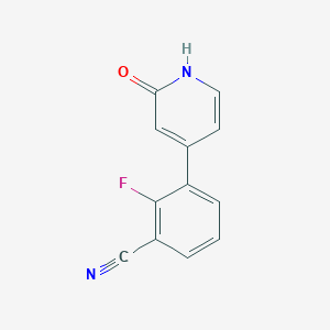 molecular formula C12H7FN2O B6366644 MFCD18312113 CAS No. 1261908-12-6