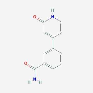 4-(3-Aminocarbonylphenyl)-2-hydroxypyridine, 95%
