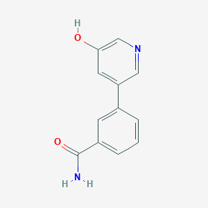 5-(3-Aminocarbonylphenyl)-3-hydroxypyridine, 95%