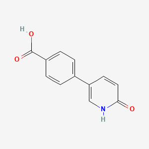 molecular formula C13H11NO3 B6366712 4-(2-Methoxypyridin-3-yl)benzoic acid CAS No. 340040-87-1