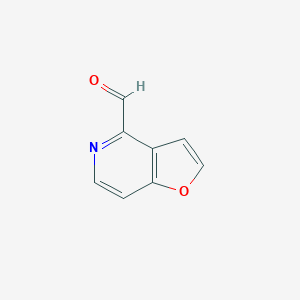 molecular formula C8H5NO2 B063668 Furo[3,2-c]pyridine-4-carbaldehyde CAS No. 193750-94-6