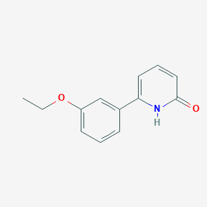molecular formula C13H13NO2 B6366814 6-(3-Ethoxyphenyl)pyridin-2(1H)-one CAS No. 1111105-51-1