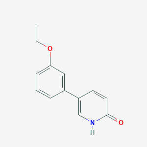B6366835 5-(3-Ethoxyphenyl)-2-hydroxypyridine, 95% CAS No. 1111102-97-6