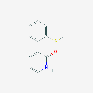 2-Hydroxy-3-(2-methylthiophenyl)pyridine, 95%