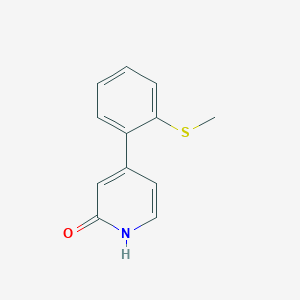 2-Hydroxy-4-(2-methylthiophenyl)pyridine, 95%