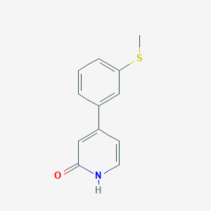 2-Hydroxy-4-(3-methylthiophenyl)pyridine, 95%