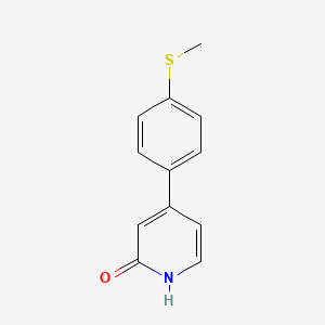 2-Hydroxy-4-(4-methylthiophenyl)pyridine, 95%