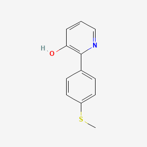 3-Hydroxy-2-(4-methylthiophenyl)pyridine, 95%