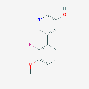 5-(2-Fluoro-3-methoxyphenyl)-3-hydroxypyridine, 95%