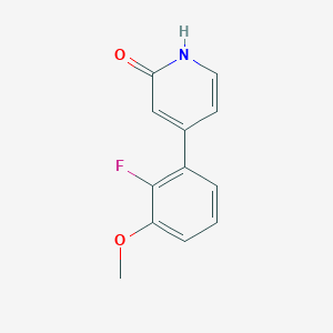 4-(2-Fluoro-3-methoxyphenyl)-2-hydroxypyridine, 95%