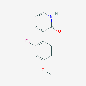 3-(2-Fluoro-4-methoxyphenyl)-2-hydroxypyridine, 95%