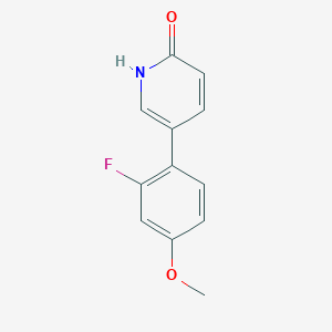 5-(2-Fluoro-4-methoxyphenyl)-2-hydroxypyridine, 95%