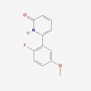6-(2-Fluoro-5-methoxyphenyl)-2-hydroxypyridine, 95%