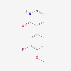 3-(3-Fluoro-4-methoxyphenyl)-2-hydroxypyridine, 95%