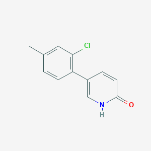 5-(2-Chloro-4-methylphenyl)-2-hydroxypyridine, 95%
