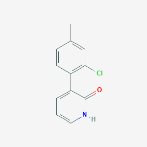 3-(2-Chloro-4-methylphenyl)-2-hydroxypyridine, 95%
