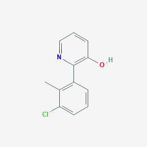 2-(3-Chloro-2-methylphenyl)-3-hydroxypyridine, 95%