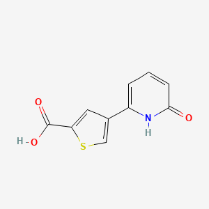 6-(2-Carboxythiophene-4-yl)-2-hydroxypyridine, 95%