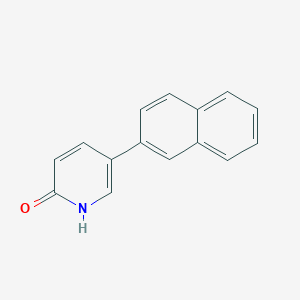 molecular formula C15H11NO B6367313 5-(Naphthalen-2-yl)pyridin-2-ol CAS No. 1111115-38-8