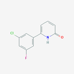 B6367346 6-(3-Chloro-5-fluorophenyl)-2-hydroxypyridine, 95% CAS No. 1111111-69-3