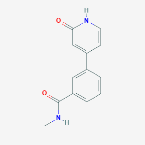 2-Hydroxy-4-[3-(N-methylaminocarbonyl)phenyl]pyridine, 95%