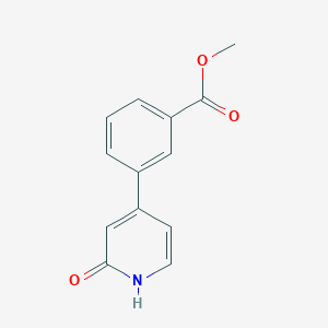 2-Hydroxy-4-(3-methoxycarbonylphenyl)pyridine, 95%