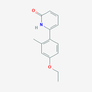 B6367531 6-(4-Ethoxy-2-methylphenyl)-2-hydroxypyridine, 95% CAS No. 1111111-62-6