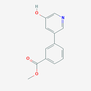 3-Hydroxy-5-(3-methoxycarbonylphenyl)pyridine, 95%