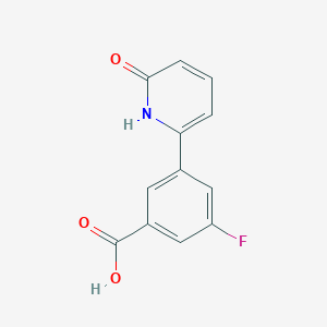 molecular formula C12H8FNO3 B6367692 MFCD18312297 CAS No. 1261915-74-5