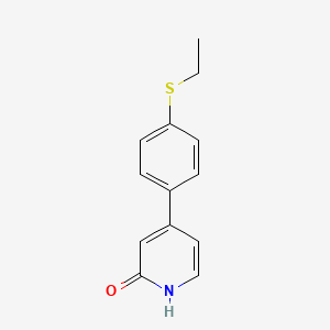 4-(4-Ethylthiophenyl)-2-hydroxypyridine, 95%