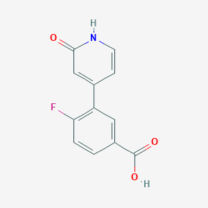 molecular formula C12H8FNO3 B6367742 MFCD18312304 CAS No. 1261972-72-8