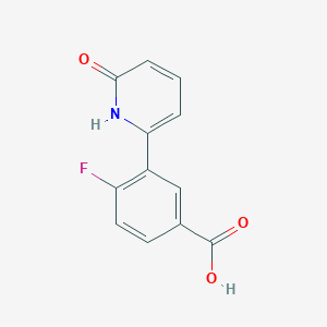 molecular formula C12H8FNO3 B6367750 MFCD18312306 CAS No. 1261972-78-4