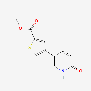 molecular formula C11H9NO3S B6367785 MFCD18312315 CAS No. 1261915-95-0