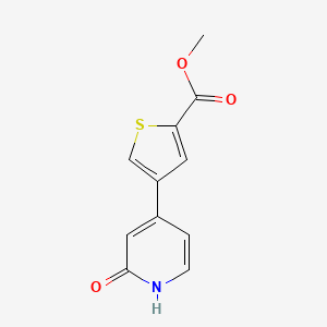 molecular formula C11H9NO3S B6367806 MFCD18312314 CAS No. 1261939-06-3