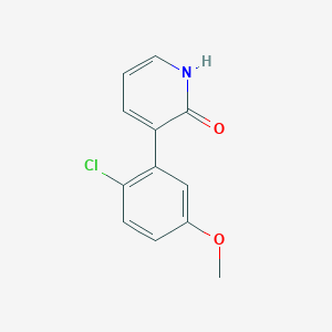 3-(2-Chloro-5-methoxyphenyl)-2-hydroxypyridine, 95%