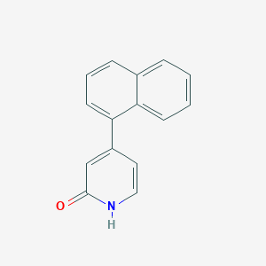 2-Hydroxy-4-(naphthalen-1-yl)pyridine, 95%