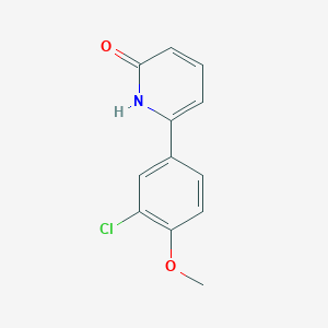 6-(3-Chloro-4-methoxyphenyl)-2-hydroxypyridine, 95%