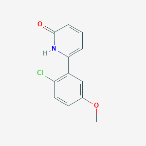 6-(2-Chloro-5-methoxyphenyl)-2-hydroxypyridine, 95%